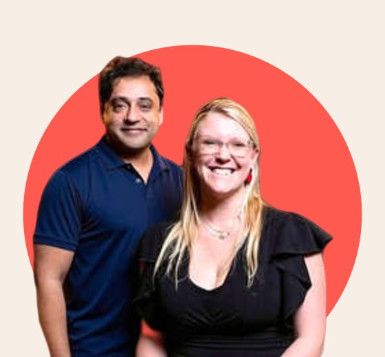 Salman Qureshi and Kylie Schultz, co-founders of The Other Room