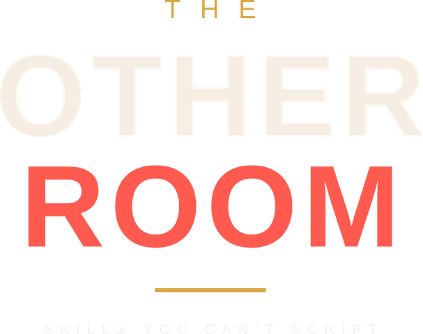 The Other Room logo: Skills you can't script